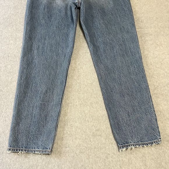 ‼️American Eagle Womens Jeans Size 8 Mom Jeans Hi Rise Boho Relaxed Fit Med Wash - Picture 10 of 16